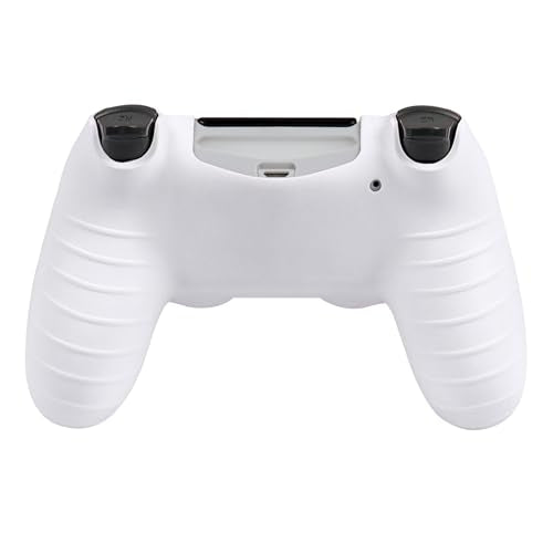 RALAN Controller Skins for PS4,Fruit Silicone Controller Cover Skin Protector Compatible /PS4 Slim/PS4 Pro Controller with 2 Cute Thumb Grips Caps… - color: White Red dargon