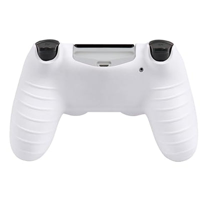 RALAN Controller Skins for PS4,Fruit Silicone Controller Cover Skin Protector Compatible /PS4 Slim/PS4 Pro Controller with 2 Cute Thumb Grips Caps… - color: White Red dargon