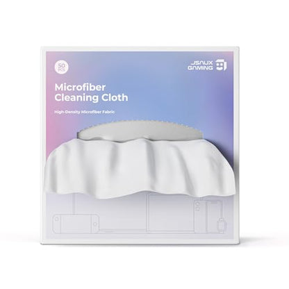 JSAUX 50 Pack Microfiber Cleaning Cloth (6x6 in) for Eyeglasses Lens Screen - color: 50 Pack, size: 6 x 6 in