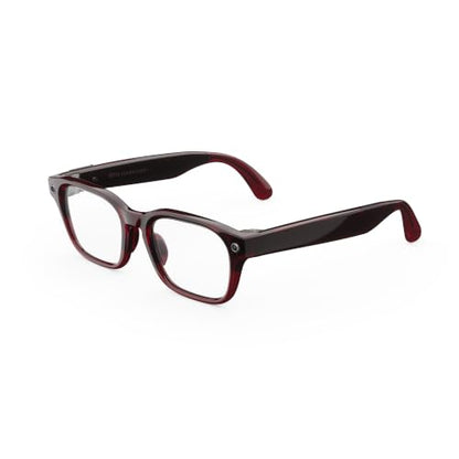 Meta Glasses, Adventurer AI Glasses - color: Merlot/Transitions Ruby Lenses, size: Standard