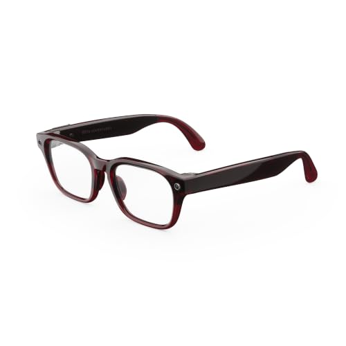 Meta Glasses, Adventurer AI Glasses - color: Merlot/Transitions Ruby Lenses, size: Standard
