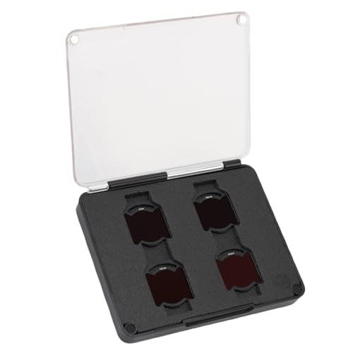 4 Pack Multi Coating ND Filter Set ND8 ND16 ND32 ND64, Aluminum Frame Lens Accessories for O4 Air Unit Pro Drone, Reduce Scatter Light