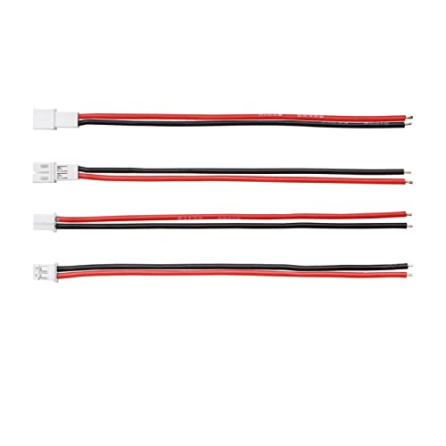 HobbyPark Tiny Whoop JST-PH 2.0 Connector Male & Female Cable for RC Battery JJRC H36 H67 Blade Inductrix E010 E013 (10-Pack)