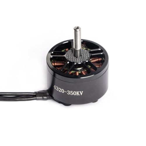 4320 350KV Brushless Motor for 13 Inch FPV Drone, CW Thread, High Torque Long Range Motor for Cinematic & Payload Drones, Compatible with 6S-12S, 19mm Mounting (4pcs)