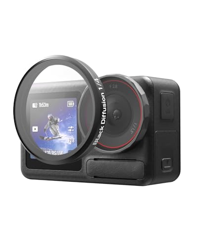 TELESIN Black Diffusion 1/4 Filter for DJI Osmo Action 5 Pro/4/3 - color: Action 5/4/3 Black Mist 1/4 Filter