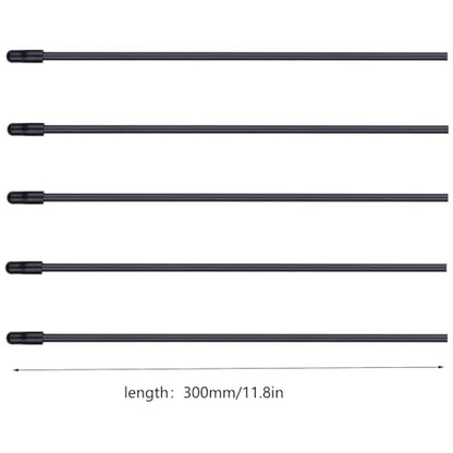 5PCS Black Plastic Protective Antenna Tubes with Cap Suitable for Remote Control Car FPV Drones Quadcopters Multicopters Boat 2.4G Receivers