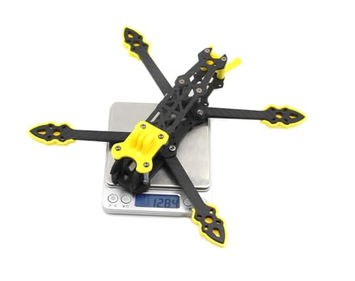 Mark4 5inch FPV Carbon Fiber Frame 225mm Wheelbase 5mm arm Freestyle Long Range Frame for RC Quadcopter Racing Drone (MARK4 Black) - style: MARK4 black