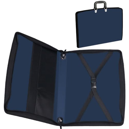 Acocony 11x17 Art Portfolio PP Material Blue Pack of 1 - color: Blue