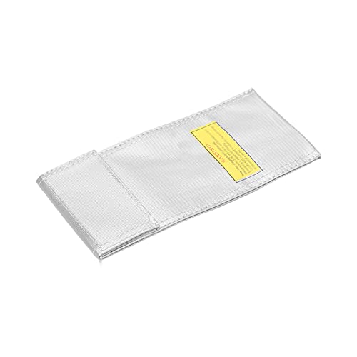 Fireproof Battery Storage Bag, Flame Retardant Pouch for Safe Handling and Airplane Model Battery Storage