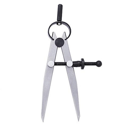 Brccee AC Leathers DIY Adjustable Edge Creaser Wing Divider,Rotating Craft Tool Leathercraft Compasses, Compass Drawing Tool (6 Inch) - color: 6 Inch