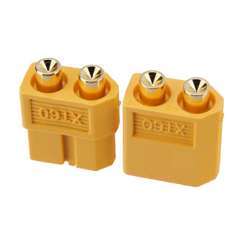 ELFCULB 10 Pairs Amass XT60PB PCB Mount Connectors for FPV Drones - color: 10 Pairs XT60PB