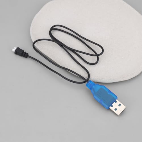 4Pcs USB to JST 1.25 LiPo Charge Cable 60cm 3.7V Compatible with Mini Drones RC Cars Planes