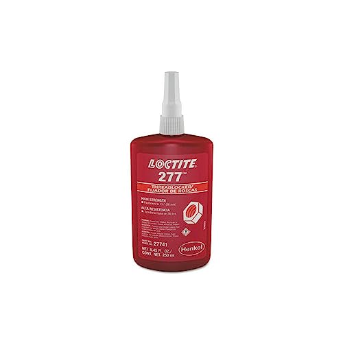 277 High Strength Red Threadlocker, 250 mL Bottle