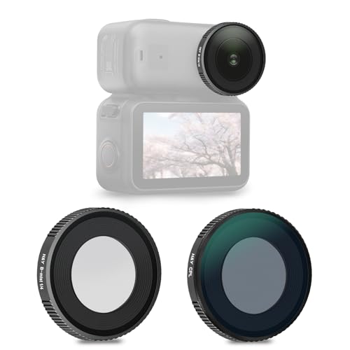H&Y CPL & 1/4 Black Mist Filter Set for DJI Osmo Nano Camera, HD Optics | Screw-On Action Camera Filter, Cinematic Glow & Glare Reduction, Multi-Coated Optics - size: 1/4 Black Mist+CPL