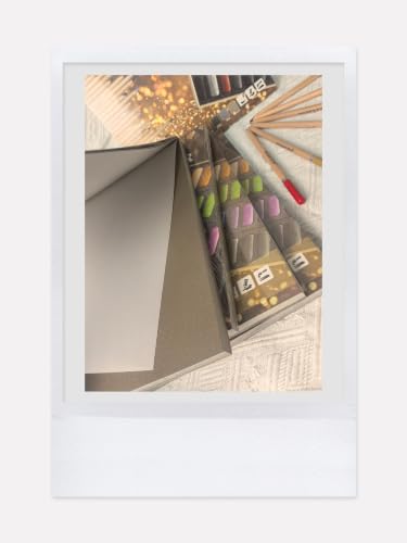MAIMOUFIN 12‑Sheet Pastel Sandpaper Pad, Artist Heavyweight Pastel Paper - color: Dark Color