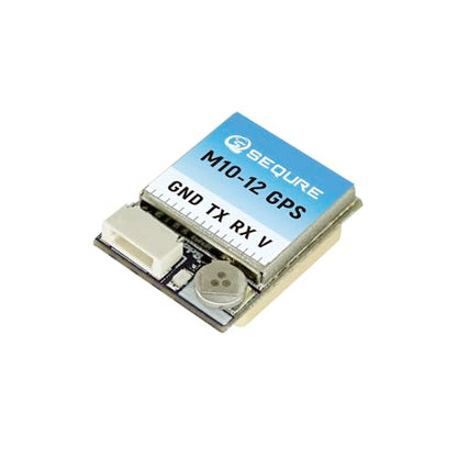 SEQURE M10-12 Mini FPV GPS Module with Upgraded 10th Generation Chip Ceramic Antenna Fast Satellite Positioning for FPV Racing Drones 10Hz Frequency - size: M1012