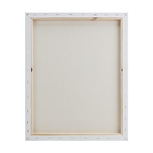 Creative Inspirations 10x10 Stretched Canvas Super Value 5 Packs - Artist Quality, Low Cost Canvas, Cotton Duck, Acid Free, Archival, Accepts All Paints, Double-Primed 10oz, Paintable Edges - size: 10x10"