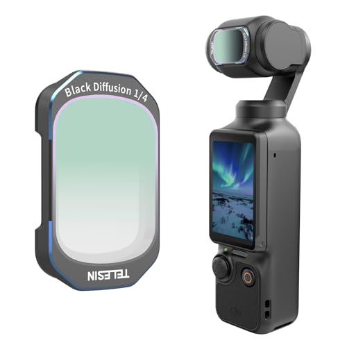 TELESIN Black Diffusion 1/4 Filter for DJI Osmo Pocket 4/3 & Xtra Muse - color: 1/4 Black Mist Filter