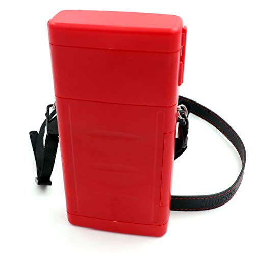 CUESOUL ANTIE Hard Dart Case, Holds 6 Steel/Soft Tip Darts & Extra Tips, Shafts & Flights, Durable Use - color: Solid Red