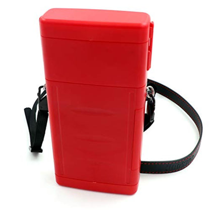CUESOUL ANTIE Hard Dart Case, Holds 6 Steel/Soft Tip Darts & Extra Tips, Shafts & Flights, Durable Use - color: Solid Red