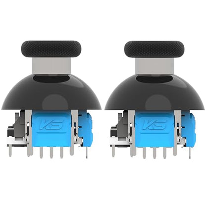 VTLLN 320° Tension Adjustable TMR Magnetic Joystick Replacement, 30-80gf Force, Anti-drift Stick Repair Rotation Thumbstick Cap set for PS5 DualSense Controller - color: For PS5 DualSense