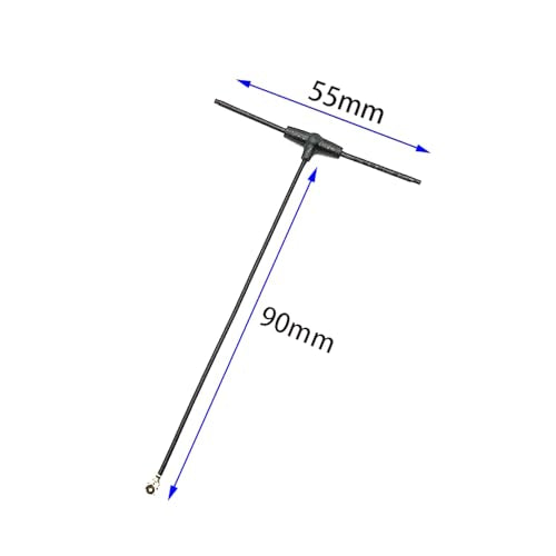 2Pcs 2.4G FPV Antenna 90MM ELRS for EP1 RX IPEX1 Compatible with TBS Tracer RC FPV Drone Part
