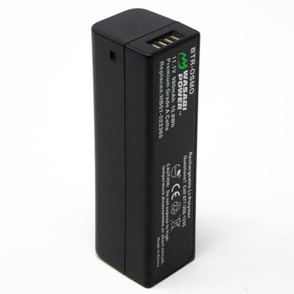 Wasabi Power DJI Osmo Intelligent Battery (2-Pack) and Dual Charger for DJI Osmo, Osmo Mobile, Osmo+