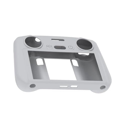 for DJI Mini 4 Pro/Air 3 Remote Control/DJI RC 2 with Screen Silicone Protective Case (Grey) - color: Gray
