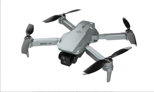 Drone with 4K HD Dual Camera for Adults Kids, RC Quadcopter with 2 Modular 1800mAh Batteries for 30 Mins Long Flight (Light Gray) - color: Light Gray