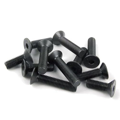 M2-0.4 x 7mm Flat Head Socket Cap Screws, 10.9 Grade Alloy Steel,DIN 7991,Allen Socket Drive, Black Oxide Finish, Machine Thread, Countersunk Bolts,Fully Thread Quantity 100 - size: M2-0.4 x 7mm（100 PCS）