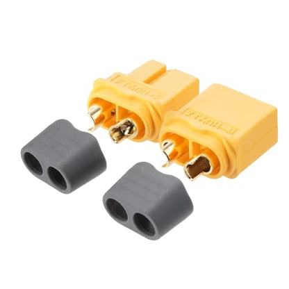 ELFCULB 10 Pairs Amass XT60H Connectors for FPV Drones and RC Models - color: 10 Pairs XT60H (Yellow)