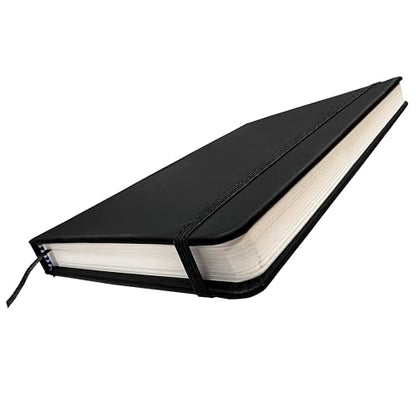 Zieler® 5.1" x 8.3" (130mm x 210mm) Hardcover Sketchbook, Pale Ivory Sheets, 140gsm, 80 Sheets - color: 210mm x 130mm