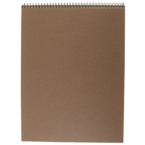 Top Flight Sketch Book, Heavy Back, Top Wire, 9 x 12 Inches, 30 Sheets (63201)