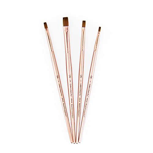 Royal & Langnickel Crafter's Choice Pro Synthetic Sable Shader Craft Brush Set, 4pc - style: Shader
