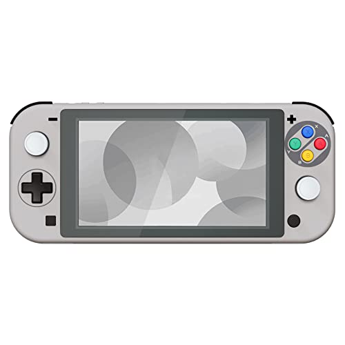 eXtremeRate SFC SNES Classic EU Style DIY Replacement Shell for Nintendo Switch Lite, NSL Handheld Controller Housing with Screen Protector, Custom Case Cover for Nintendo Switch Lite - color: Classic SFC SNES EU