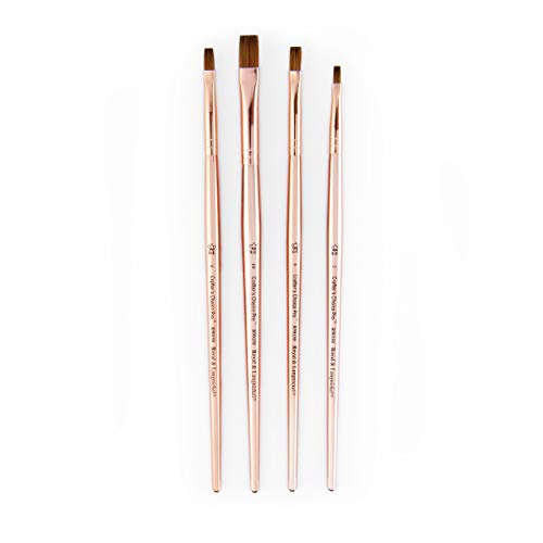 Royal & Langnickel Crafter's Choice Pro Synthetic Sable Shader Craft Brush Set, 4pc - style: Shader