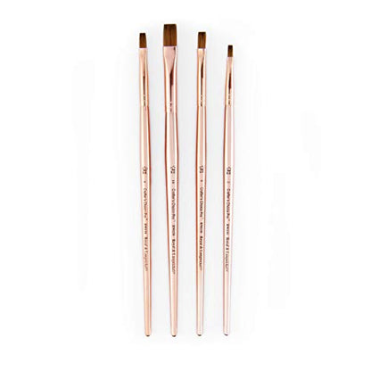 Royal & Langnickel Crafter's Choice Pro Synthetic Sable Shader Craft Brush Set, 4pc - style: Shader