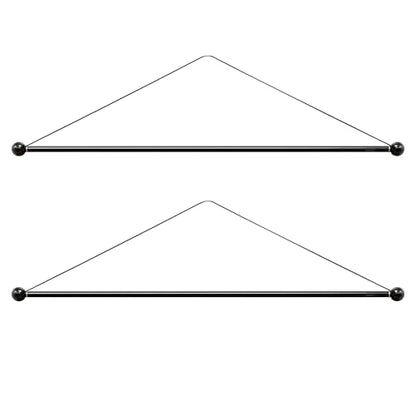 Banner Hanger Garden Flag Hangers Combinable Multifunctional Wall Hanging Rod 14.5" 2 Pack - size: 14.5 Inch