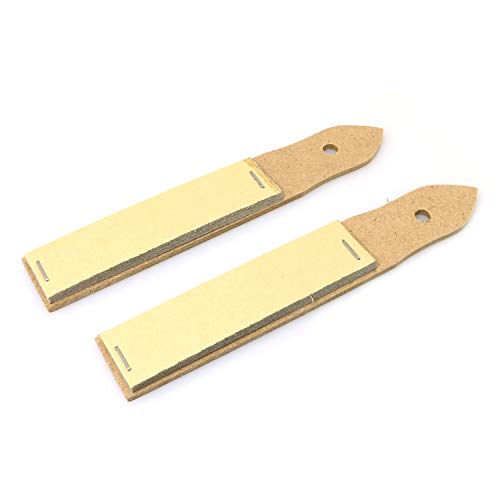 RLECS 4-Pack Sketch Sandpaper Pencil Pointer Sand Paper Sharpener Drawing Tools Sanders for Sharpening Pastel Sticks, 12 Sheets/Board