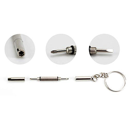E-outstanding 600pcs M1 M1.2 M1.4 M2.5 Mini Electronics Screws Nuts Assortment Tool Kit 12 Kinds of Repair Hardware Tools Box with Screwdriver for Electronic Products