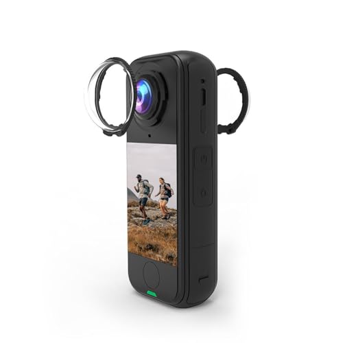 X4 Air Premium Lens Guards Compatible for Insta360 X4 Air Spherical Optical Tempered Glass Protective Cover Rotation Lens Cap Case Action Camera Accessories - size: for Insta360 X4 Air