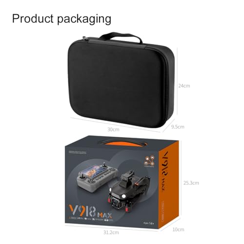 Drones with Camera for Adults 4K (Gray, 3-Battery Set) - color: Gray