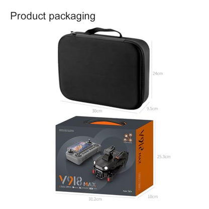 Drones with Camera for Adults 4K (Gray, 3-Battery Set) - color: Gray