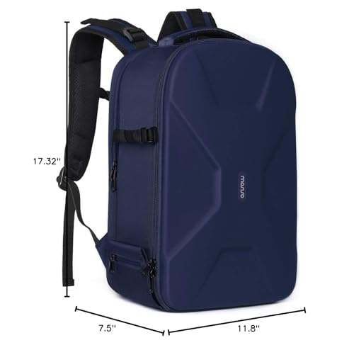 MOSISO Camera Backpack, DSLR/SLR/Mirrorless Photography Camera Bag - color: Navy Blue