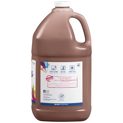 Prang Ready-to-Use Tempera Paint, Brown, 1 Gal., 1 Count - color: Brown, size: 1 Count (Pack of 1)