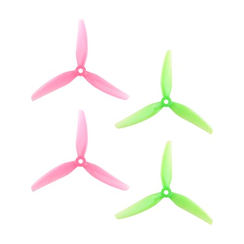 16pcs HQProp Ethix S3 5.1" Tri-Blade FPV Drone Props Low Throttle Resolution 5mm