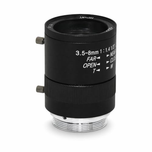 CCTV Security Camera Lens 3.5-8mm Manual Varifocal Lens CMOS/CCD 1/3" CCTV Lens IR CS Mount - color: 3.5-8mm