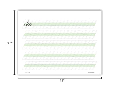 Channie’s Easy Peasy Cursive Handwriting Workbook for Kids, Tracing & Cursive Writing Practice Book, 80 Pages Front & Back, 40 Sheets, Grades 1st – 3rd, Size 8.5” x 11” - style: Easy Peasy Cursive