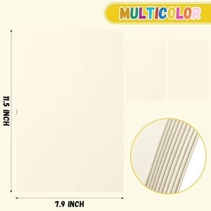 10 Pack Eva Foam Sheets Craft 8 x 12 inch (Ivory) - color: Ivory