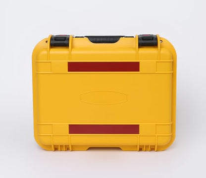 15in Waterproof Hard Case with DIY Customizable Foam Insert (13.5 x 10 x 6in Interior) - color: Yellow-15in